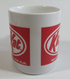 Kit Kat Chocolate Bar Candy Snack "Have a Break" "Faites la pause Kit Kat" White and Red Ceramic Coffee Mug Cup