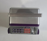 2001 Summit Financial Products ATM Banking Machines Plastic Digital Coin Bank Safe - Working But Missing Bottom Door