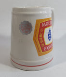Vintage Molson Export Ale Beer 4 1/2" Tall Ceramic Stein Mug Breweriana Drinking Collectible
