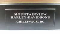 2013 Mountainview Harley Davidson Motor Cycles 110th Anniversary Battery Operated Light Up Sign Picture Frame