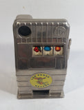 Vintage 1960s Las Vegas Nevada 10 Cent Metal Slot Machine Jack Pot Coin Bank - Not Working