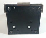 Vintage Nevada Las Vegas "Entertainment Capital of the World" 11" Tall Metal Coin Bank 4 Wheel