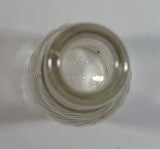 Vintage 1950s Mission Beverages 10 oz Clear Glass Twist Neck Beverage Bottle "Naturally Good In All Flavors"