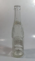 Vintage 1958 Sparkling Pepsi Cola Soda Pop Red and White 10 Fl oz Clear Glass Beverage Bottle Montreal