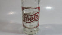 Vintage 1958 Sparkling Pepsi Cola Soda Pop Red and White 10 Fl oz Clear Glass Beverage Bottle Montreal