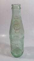 Dr. Pepper "No Refill " 7 1/2" Tall 8 Fl oz 240mL Clear Glass Soda Pop Beverage Bottle