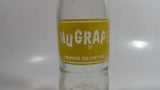Vintage Nugrape "A Flavour You Can't Forget" 9 1/2" Tall 10 Fl oz Clear Glass Soda Pop Beverage Bottle