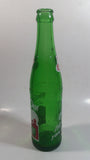 Vintage 1960s Mountain Dew Filled By Herb and Ruby "Hillbilly Style" Green Glass Soda Pop Beverage Bottle "It'll tickle your innards!"