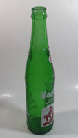Vintage 1960s Mountain Dew Filled By Herb and Ruby "Hillbilly Style" Green Glass Soda Pop Beverage Bottle "It'll tickle your innards!"