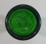 Vintage 1960s Mountain Dew Filled By Herb and Ruby "Hillbilly Style" Green Glass Soda Pop Beverage Bottle "It'll tickle your innards!"