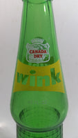 Vintage Canada Dry Wink 9 1/4" Tall Green Glass Soda Pop Beverage Bottle