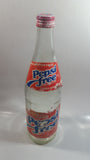 Vintage Pepsi Free 99% Caffeine Free 11 1/2" Tall Paper Label 750mL Clear Glass Soda Pop Beverage Bottle with Cap