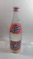 Vintage Pepsi Free 99% Caffeine Free 11 1/2" Tall Paper Label 750mL Clear Glass Soda Pop Beverage Bottle with Cap