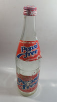 Vintage Pepsi Free 99% Caffeine Free 11 1/2" Tall Paper Label 750mL Clear Glass Soda Pop Beverage Bottle with Cap