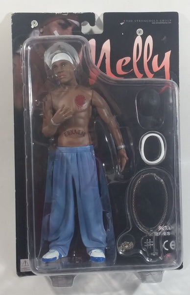 2003 The Stronghold Group Rapper Hip Hop Artist Nelly Series 1 Toy Action Figure with Accessories New in Package