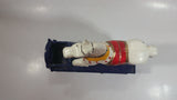 Vintage Trick Pony Horse Blue and White Cast Iron Mechanical Coin Bank