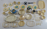 Large Lot of Vintage 1960s Reliable Toys Kitchen Plastic Play Items