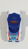 2004 Matchbox Highway Patrol Police Hat White and Blue Die Cast Toy Car Firefighting Rescue Emergency Vehicle