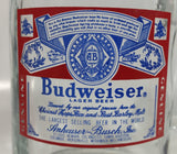 Vintage Budweiser Lager Beer 8" Tall Heavy Thick Glass Mug