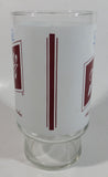 Vintage Schlitz "The Beer that made Milwaukee Famous" White Design 7" Tall Glass Beer Cup