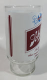 Vintage Schlitz "The Beer that made Milwaukee Famous" White Design 7" Tall Glass Beer Cup