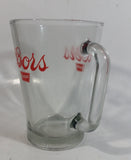 Vintage Coors Premium Beer Heavy Thick Glass 7" Tall Pitcher