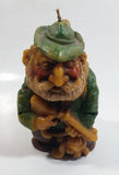 Vintage Bavarian Hunter with Rifle and Hound Dog Wax Candle Figurine