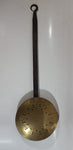 Vintage English Brass Bed Warmer with Long Handle Hearth Ware