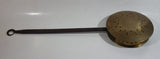 Vintage English Brass Bed Warmer with Long Handle Hearth Ware