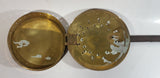 Vintage English Brass Bed Warmer with Long Handle Hearth Ware