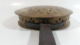 Vintage English Brass Bed Warmer with Long Handle Hearth Ware