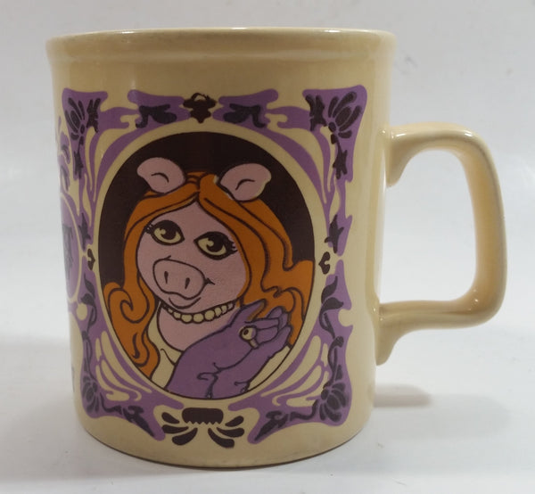 Vintage Kiln Craft Tableware 1978 Henson Assoc The Muppets Miss Piggy Character Ceramic Coffee Mug (Has a crack)