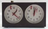 Vintage Jerger Tournament Chess Timer Clock Brown Made in Germany