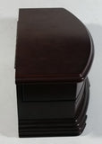 Vintage Jewelry Box with Mirror and Swing Out Drawers with Lower Pull Drawer and Side Compartments