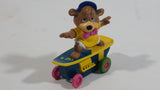 1991 McDonald's Hanna Barbera Yogi Bear Boo Boo Bear Cartoon Character on Skateboard Rev-Up and Go Toy Figure