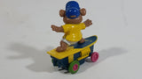 1991 McDonald's Hanna Barbera Yogi Bear Boo Boo Bear Cartoon Character on Skateboard Rev-Up and Go Toy Figure