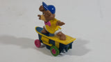 1991 McDonald's Hanna Barbera Yogi Bear Boo Boo Bear Cartoon Character on Skateboard Rev-Up and Go Toy Figure