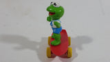 1986 Muppet Babies Kermit The Frog on a Red Skateboard Plastic Toy McDonald's Happy Meal
