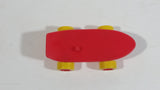 1986 Muppet Babies Kermit The Frog on a Red Skateboard Plastic Toy McDonald's Happy Meal