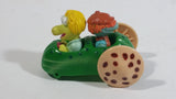 1987-1988 Green Fraggle Rock Wembley and Boober Cucumber Shaped Toy Car Vehicle McDonald's Happy Meal Toy