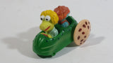 1987-1988 Green Fraggle Rock Wembley and Boober Cucumber Shaped Toy Car Vehicle McDonald's Happy Meal Toy