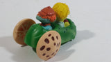 1987-1988 Green Fraggle Rock Wembley and Boober Cucumber Shaped Toy Car Vehicle McDonald's Happy Meal Toy