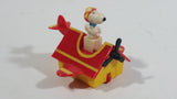Vintage 1989 Peanuts Gang Pop Mobiles United Features Syndicate Snoopy Flying Ace Doghouse Plastic Toy McDonald's Happy Meals