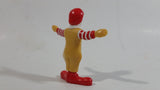1995 McDonald's Ronald McDonald Clown 3 1/4" PVC Toy Figure