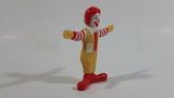 1995 McDonald's Ronald McDonald Clown 3 1/4" PVC Toy Figure