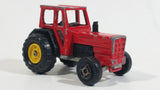 Majorette Tracteur Tractor No. 208 Red and Black Die Cast Toy Farm Machinery Vehicle