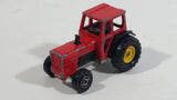 Majorette Tracteur Tractor No. 208 Red and Black Die Cast Toy Farm Machinery Vehicle