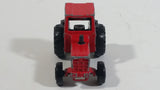 Majorette Tracteur Tractor No. 208 Red and Black Die Cast Toy Farm Machinery Vehicle
