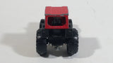 Majorette Tracteur Tractor No. 208 Red and Black Die Cast Toy Farm Machinery Vehicle
