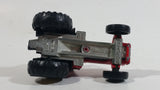 Majorette Tracteur Tractor No. 208 Red and Black Die Cast Toy Farm Machinery Vehicle
